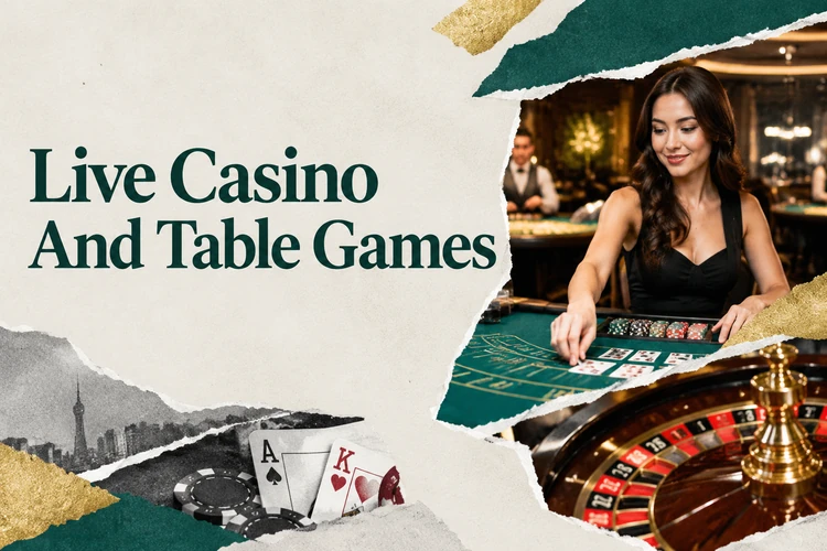 Live Casino And Table Games